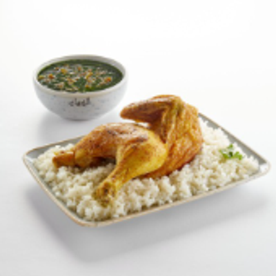 1/2 Chicken And Molokhia Meal