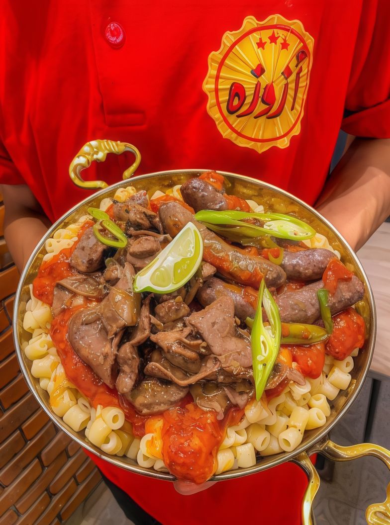 mix liver and sausage pasta