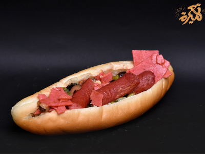 Fajita hot dog