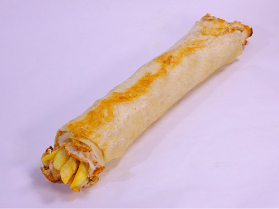 Chicken Shawarma Sandwich, Potatoes, Mozzarella