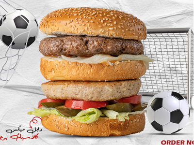 Double Mix Burger Sandwich