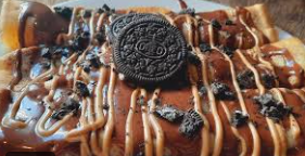 Nutella Chocolate mix Oreo and Twinkies crepe