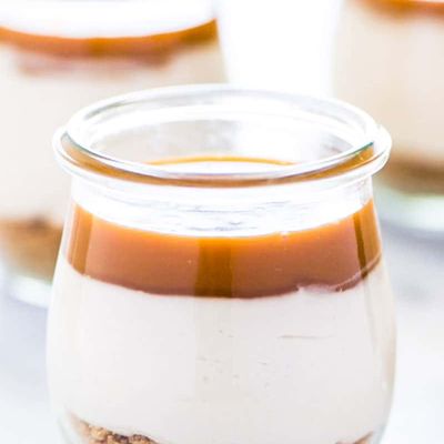 Caramel Cheesecake Jar