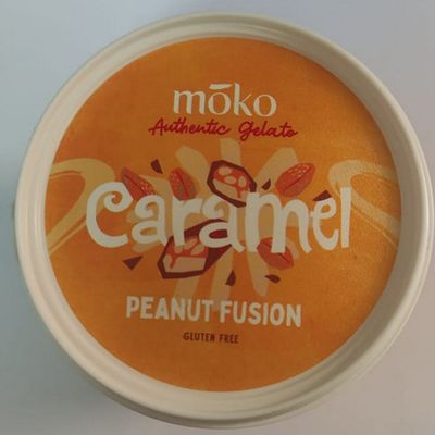 Caramel Peanut Fusion Moko Gelato 500 ML