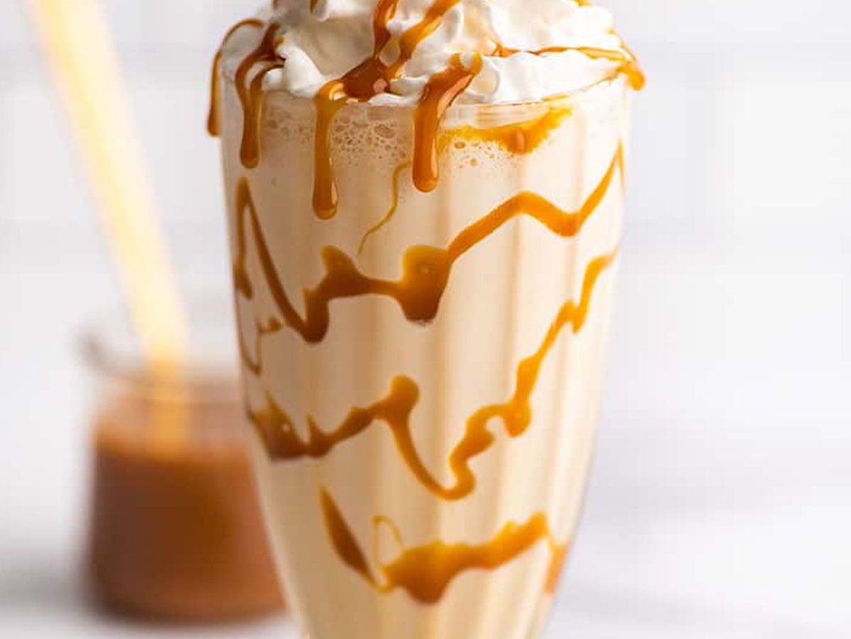 Caramel milkshake