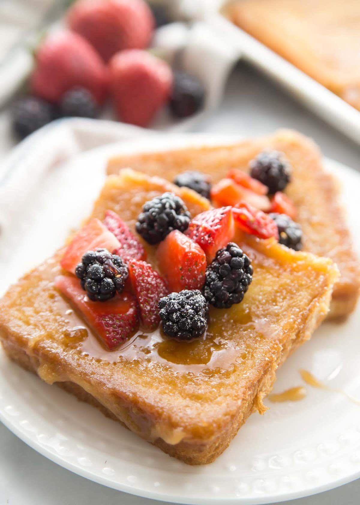 Caramel With Fruit Toast