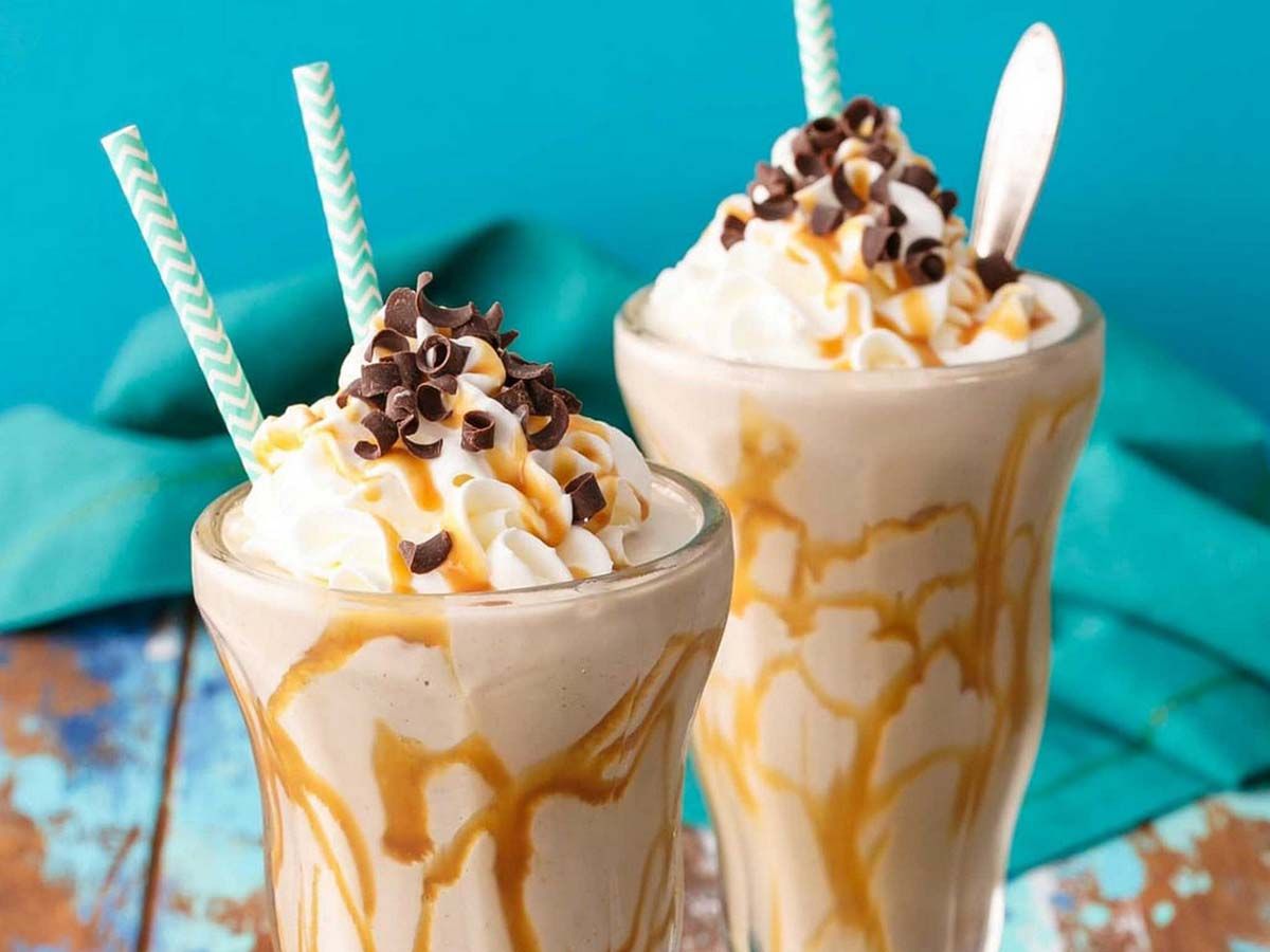 Caramel milkshake