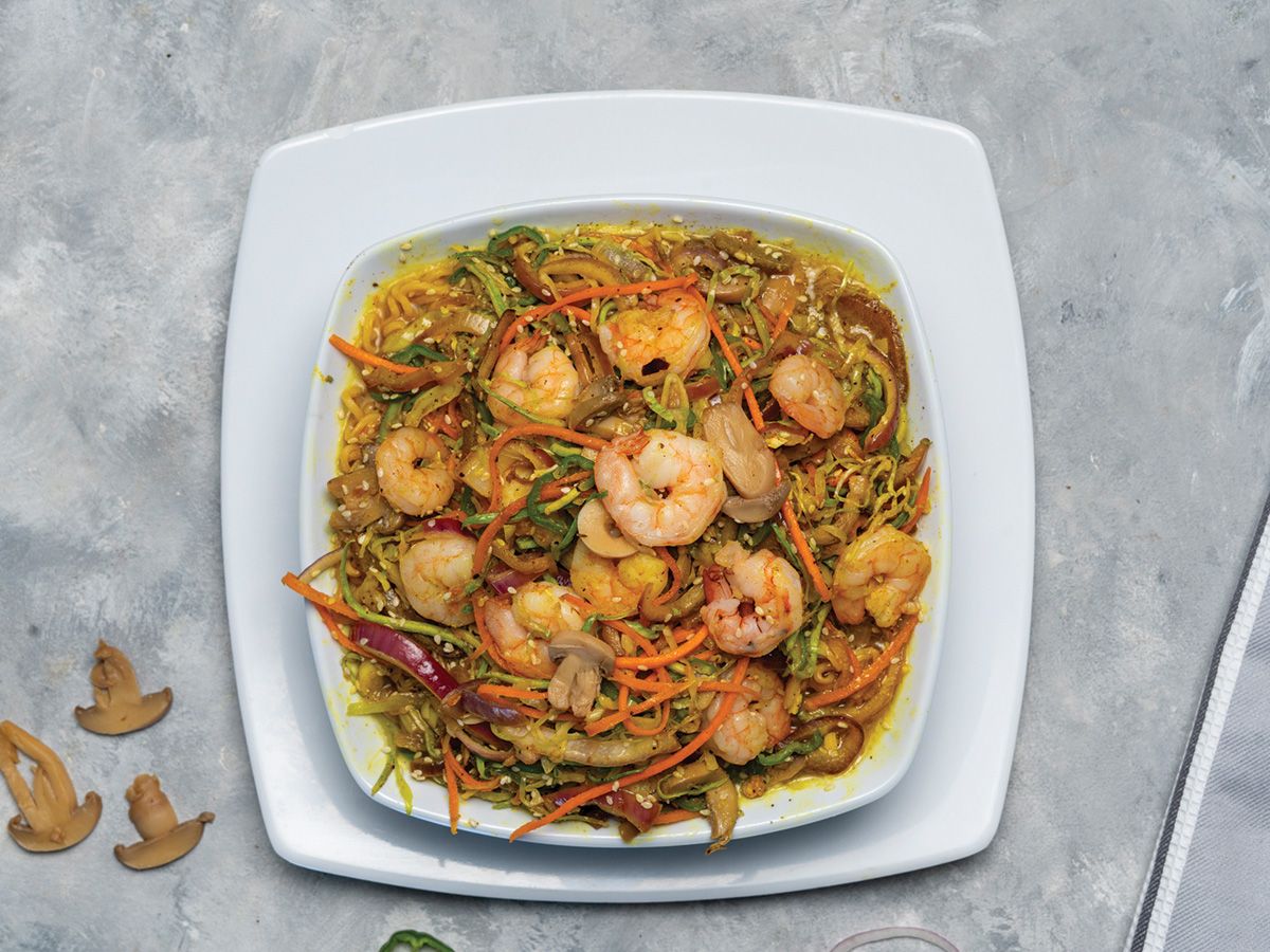 Shrimp Noodles Soup