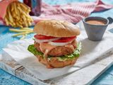 Champion Shrimp Burger Sandwich
