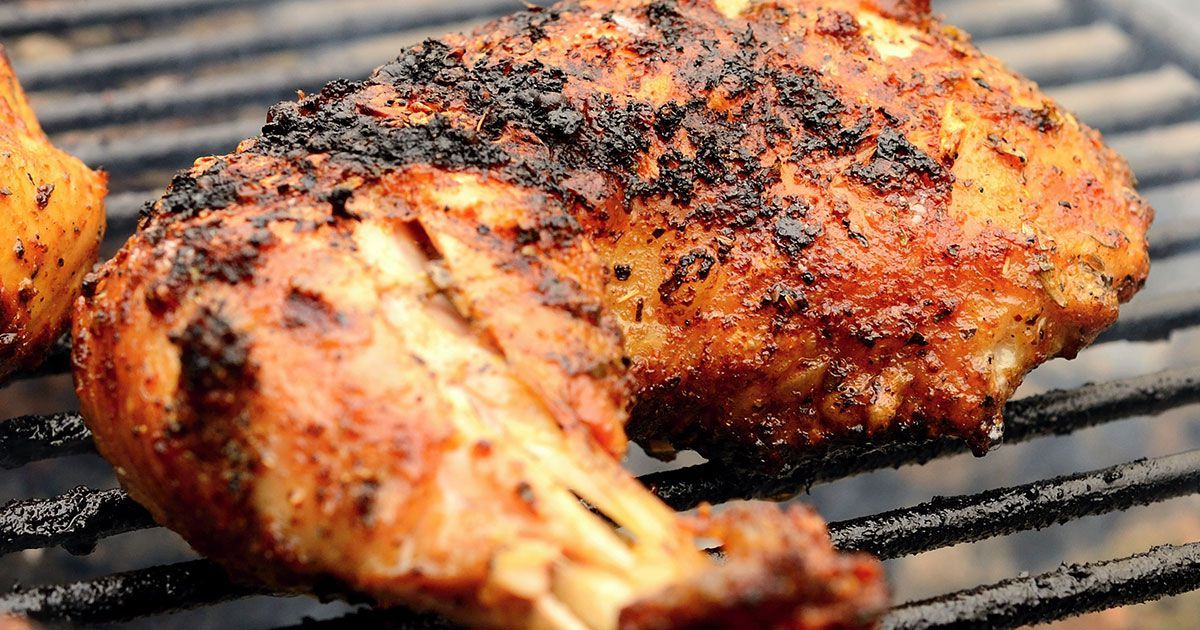 Charcoal Grilled Quarter Chicken Meal