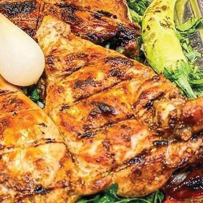 دجاج شابك على الفحم