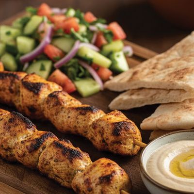 Charcoal-grilled Shish Chicken