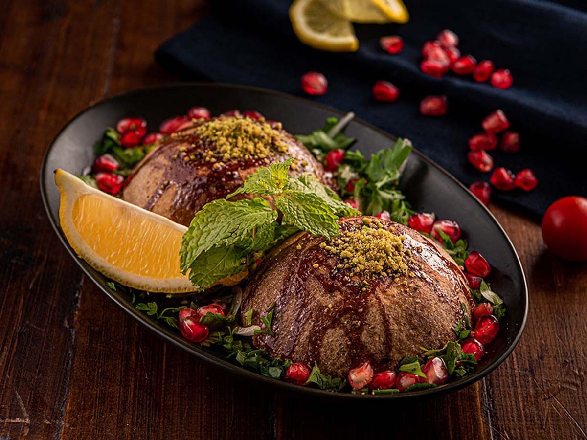 Charcoal grilled Kebbah