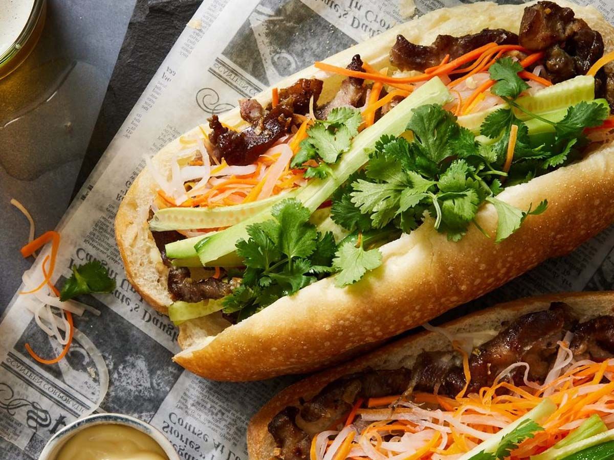 Charcoal grilled Maria sandwich
