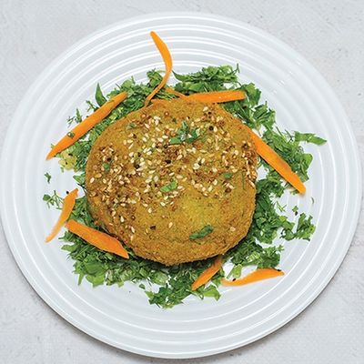 Cheddar Falafel Patty