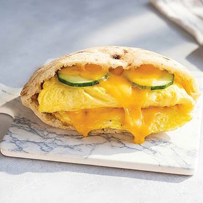 Cheddar Omelette Sandwich