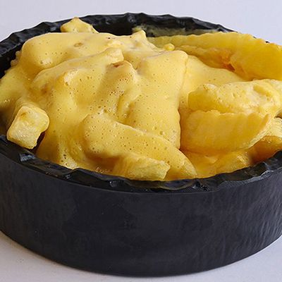 Fries With Cheddar Sauce Dish