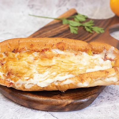 Cheddar Sauce Potatoes Sandwich