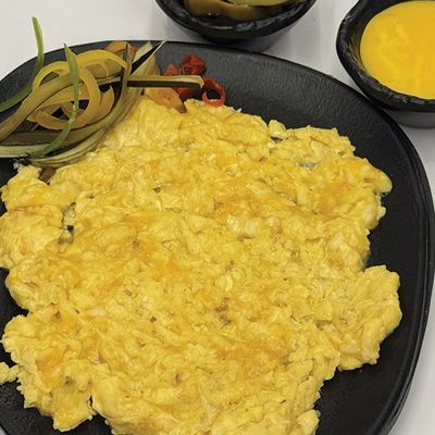 Scrambled Cheddar Jalapeno