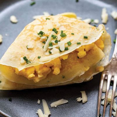 Cheddar crepe