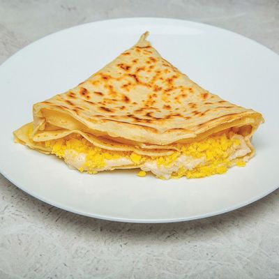 Cheddar crepe