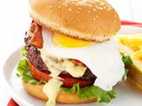 Cheese And Eggs Burger