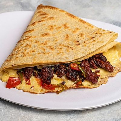 Cheese Burger Crepe