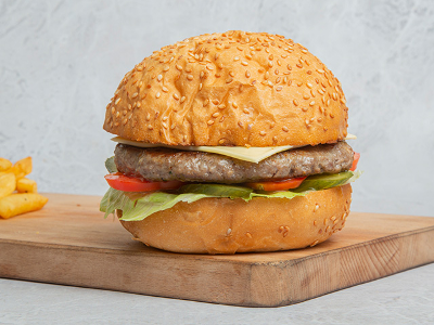 Cheese Beef Burger Sandwich
