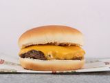 Beef burger cheese sandwich