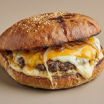 Cheese Burger Syrian Sandwich