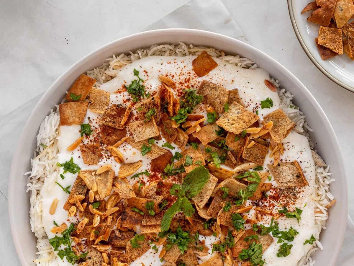 Cheese Chicken Shawerma Fatteh