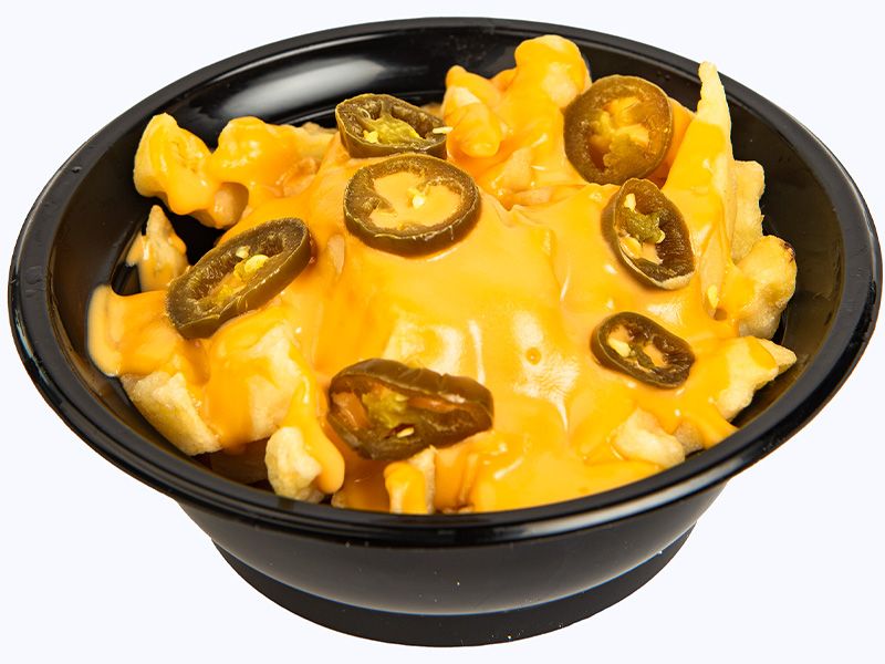 Potatoes with cheese sauce
