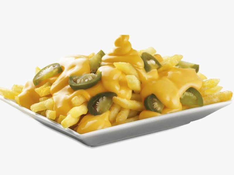 French Fries With Cheese And Jalapeno