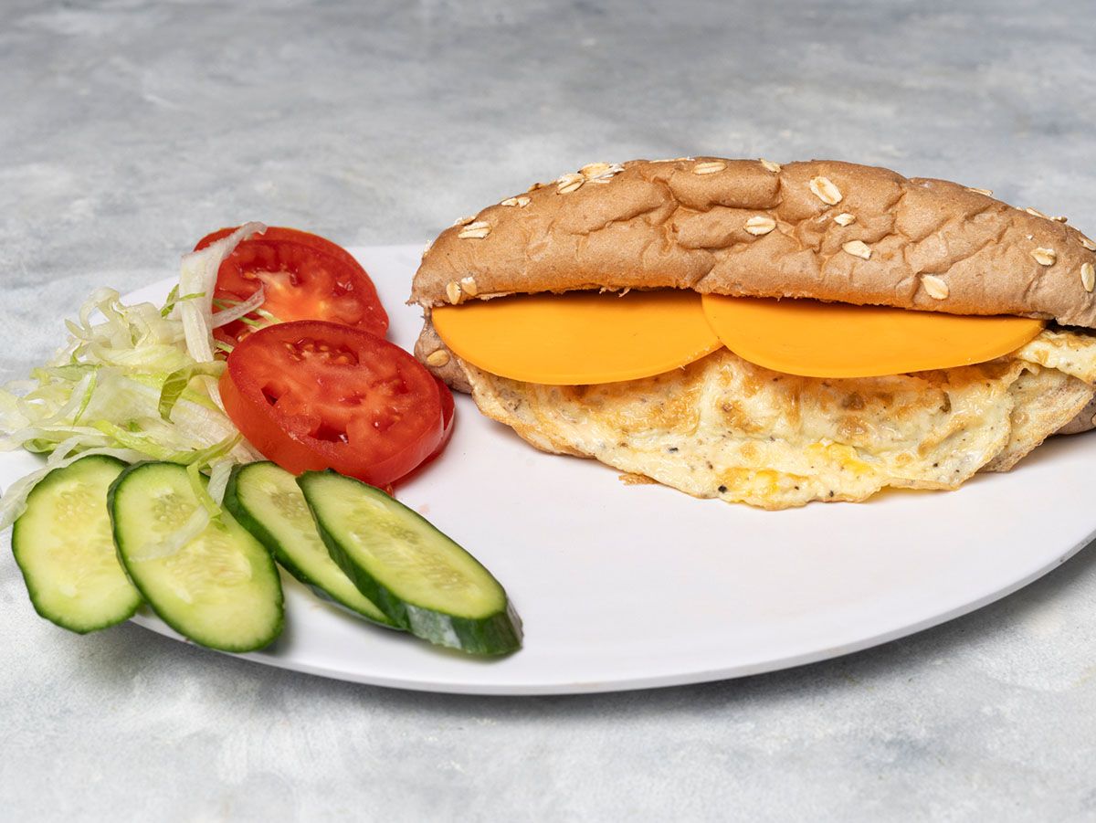 Cheese Omelette Sandwich