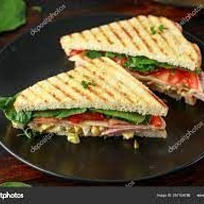 Cheese And Tomato Potato Sandwich
