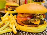 Cheese beef burger