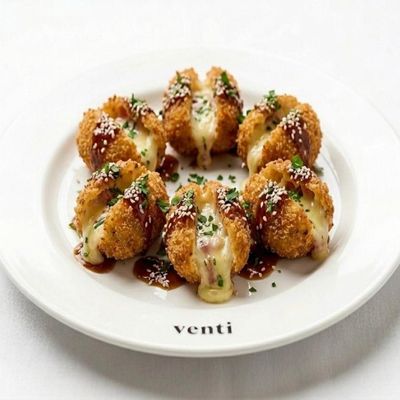 Cheese stuffed croquettes