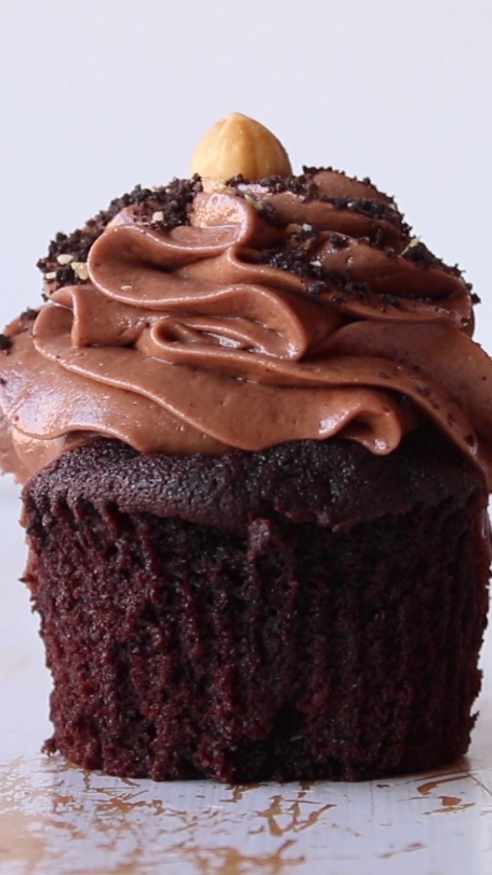 Nutella Chocolate Cupcake