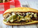 Cheesesteak Mushroom Sandwich