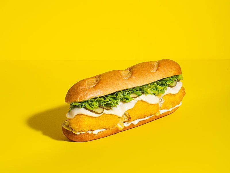 Cheesy Cheese Chicken Roll Sandwich