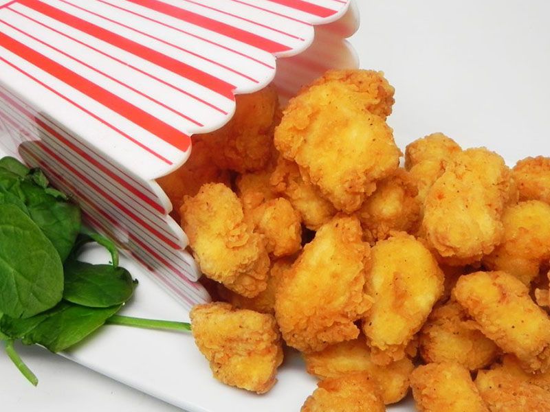 Cheesy Chicken Popcorn