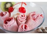 Cherry Ice Cream Roll