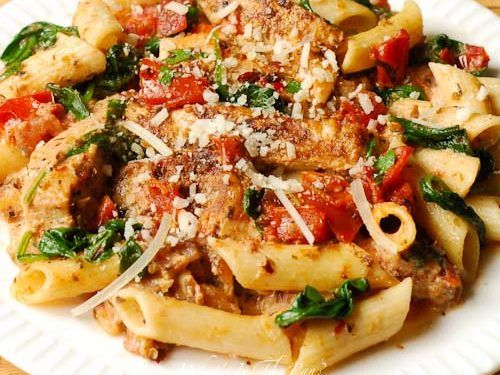 Chicken Strips Pasta