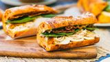 Chicken With Pamizan Cheese Sandwich