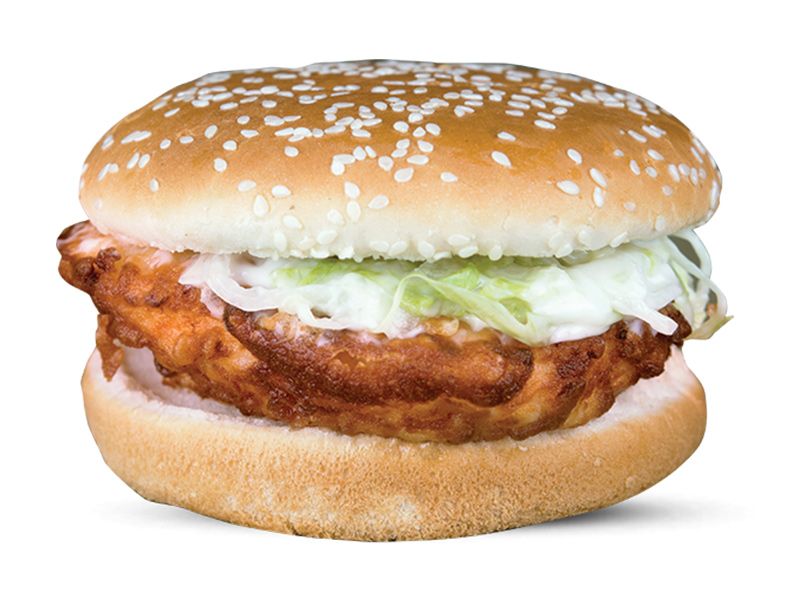 Stuffed Chicken Burger
