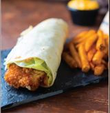 Chicken Wrap With Pickles And Juice Offer