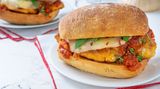 Chicken With Parmesan Cheese Sandwich