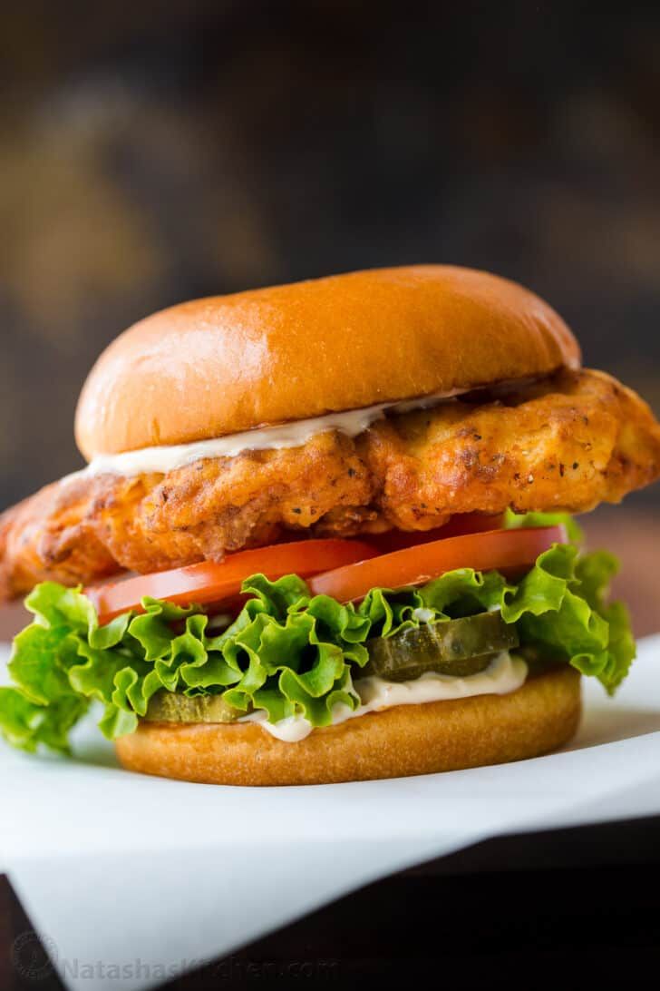 Chicken Pane Breasts Sandwich