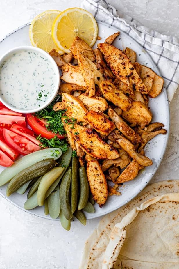 Chicken Shawerma Platter