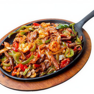 Shrimp Oyster Veggie Sizzling